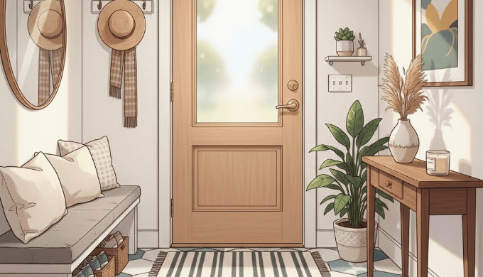 玄関の靴出しっぱなしと「どうせ汚れる」たたき掃除の諦め。完璧を手放し「ついで掃除」と「放り込むだけ収納」の仕組みで自己嫌悪とイライラを解消した体験記。