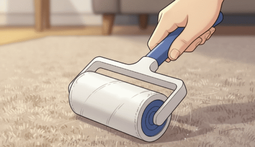 コロコロのテープがめくれない収納ストレスが「1秒掃除」に変わった日。私を解放した、たった2つの工夫。