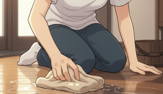 床の水拭きとベタベタ掃除の呪い。「完璧」を手放し、「使い捨て」を選んだら習慣になった話