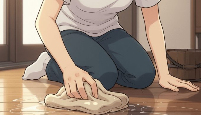 床の水拭きとベタベタ掃除の呪い。「完璧」を手放し、「使い捨て」を選んだら習慣になった話