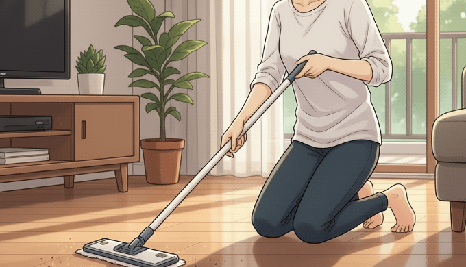 フローリングワイパーの「シート交換が面倒」な呪い。掃除機とは別物と割り切ったら、心が軽くなった話。