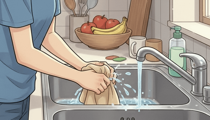 雑巾を洗うストレスと「使い捨ての罪悪感」。私が「掃除道具の管理」を手放し、古着ウエスで楽になった話